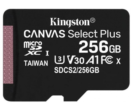 Kingston Micro SDXC 256GB Canvas Select Plus 