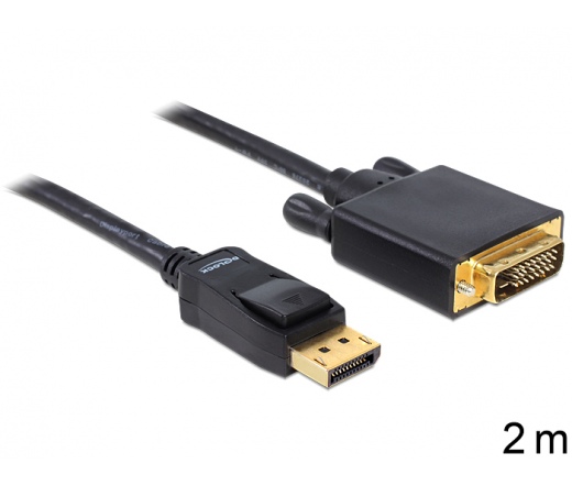 Delock Displayport - DVI 24+1 kábel, apa - apa 2m