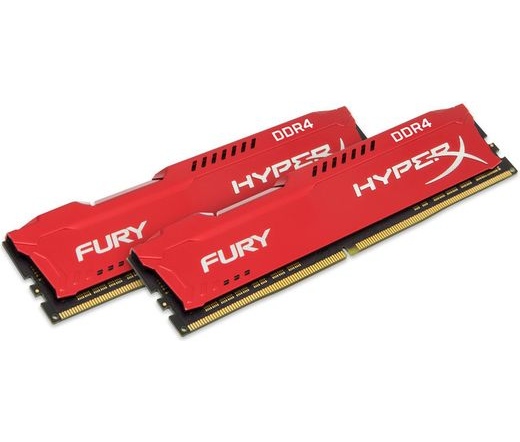 Kingston HyperX Fury DDR4-2933 32GB kit2 piros