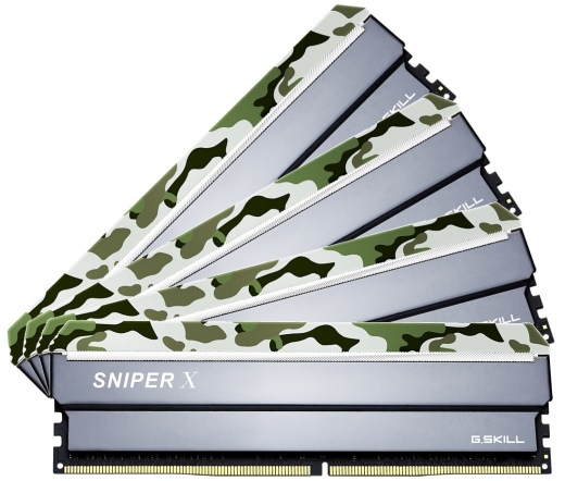 G.SKILL Sniper X DDR4 3000MHz CL16 64GB Kit4 (4x16