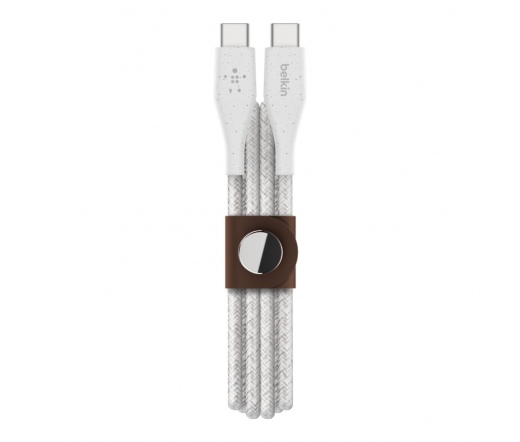 Belkin Duratek Plus USB-C/USB-C kábel 1.2m Fehér