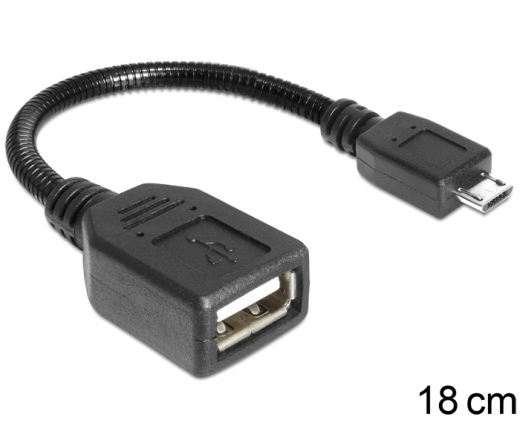 Delock USB micro-B apa > USB 2.0-A anya OTG flexib