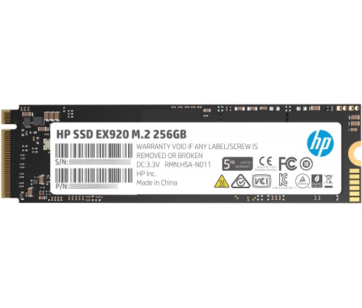 SSD HP EX920 256GB M.2 S-ATA NVMe