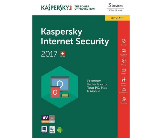Kaspersky Internet Security 2017 lic.hosszabbítás