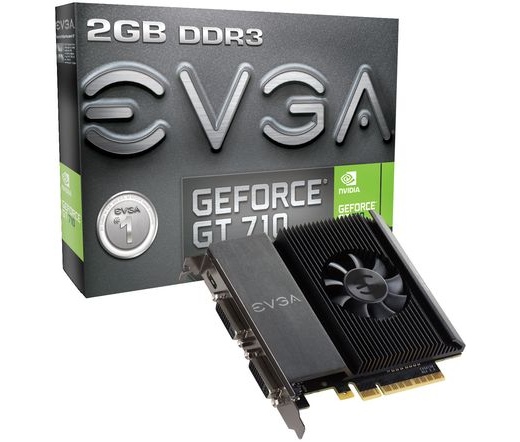 EVGA GeForce GT 710 2GB GDDR3 SS Dual DVI