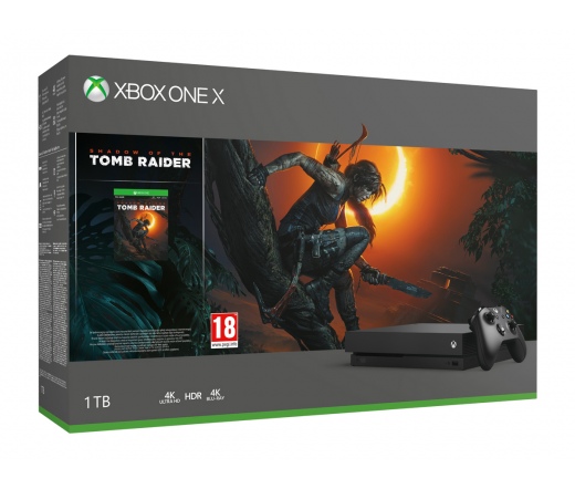 Xbox One X 1TB + Shadow of Tomb Raider