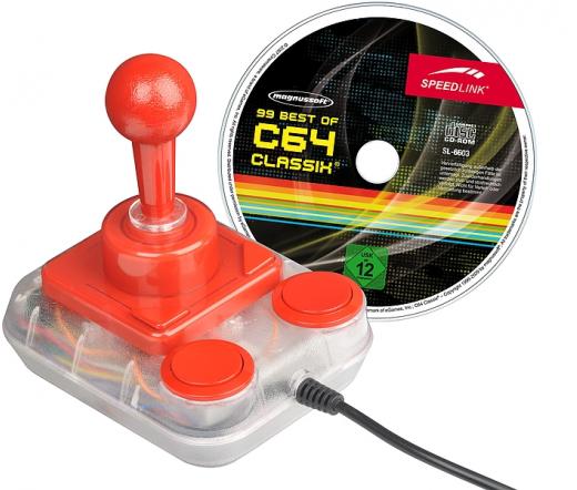 Speedlink Competition Pro Joystick + C64 játékok