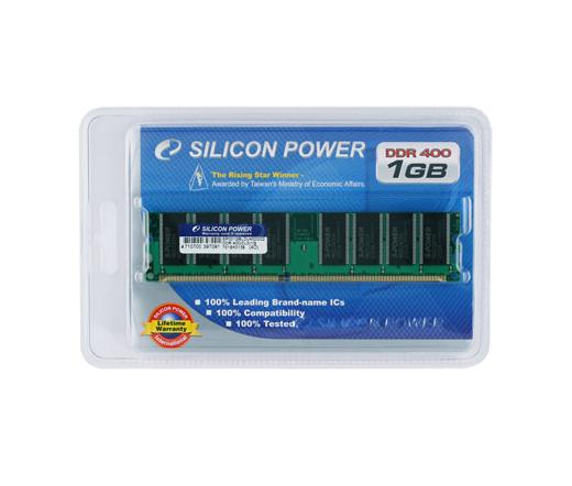 Silicon Power DDR PC3200 400MHZ 1GB asztali
