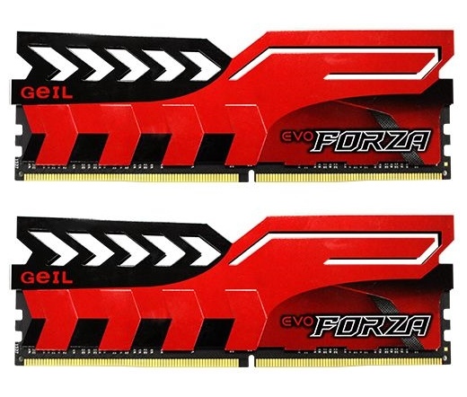 Geil Evo Forza DDR4 3000MHz CL16 Kit2 16GB piros