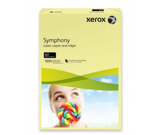 Xerox Symphony 80g A3 pasztell világossárga 500db