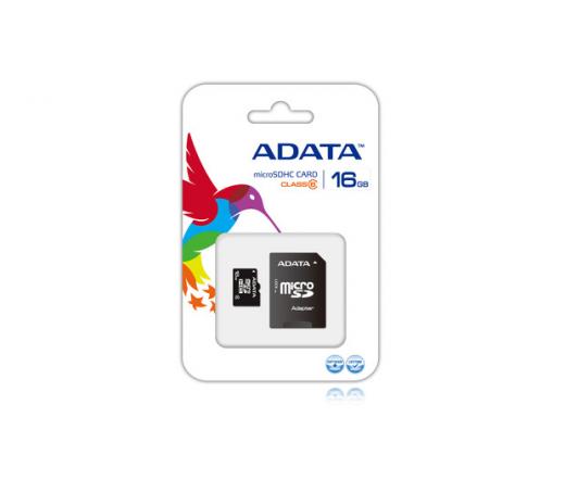 ADATA Micro SD 16GB+Adapter CL6 (AUSDH16GCL6-RA1)