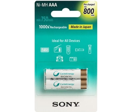 Sony NiMH AAA 800mAh 2db