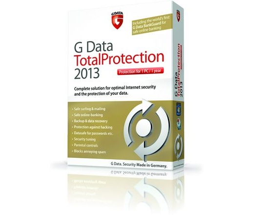 G Data TotalProtection 2013 3 PC 2 év licenchossz.