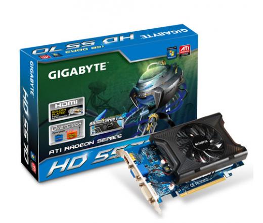 Gigabyte GV-R557OC-1GI ATI Radeon HD 5570 1GB OC