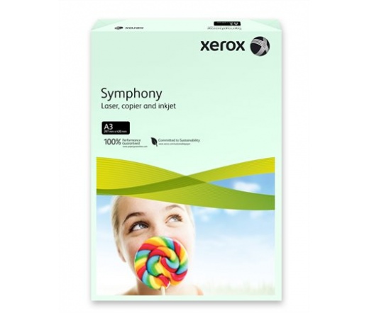 Xerox Symphony 80g A3 pasztell világoszöld 500db