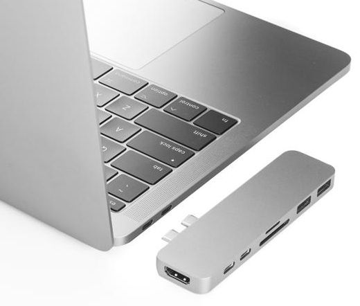Hyperdrive DUO USB-C Hub MacBook Pro 13/15 ezüst