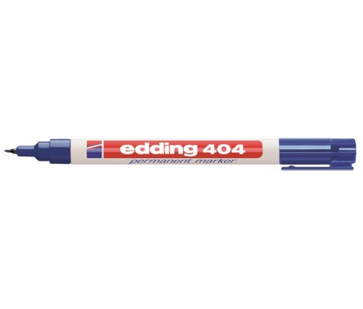 Edding "404" alkoholos marker, 0,75 mm, kúpos, kék