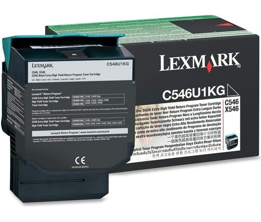 Lexmark C546, X546 visszavételi program fekete