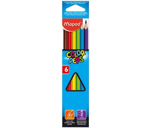 Maped Color Peps 6 színű ceruzakészlet