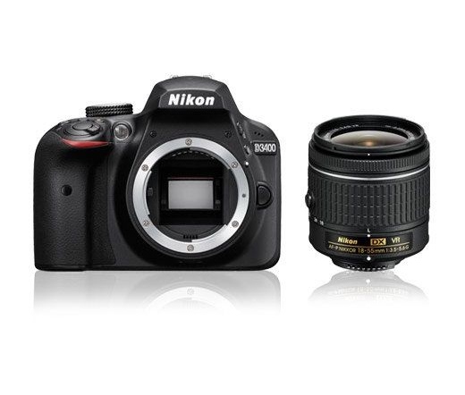 Nikon D3400 + AF-P 18-55 VR kit