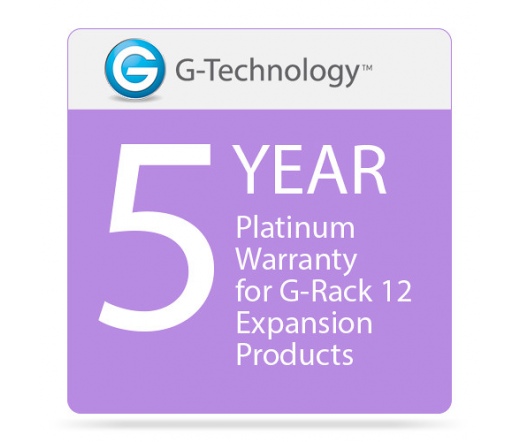G-Technology G-Rack 12 EXP Support 5-Year Platinum