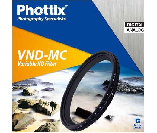 Phottix változtatható VND-MC szűrő 62mm