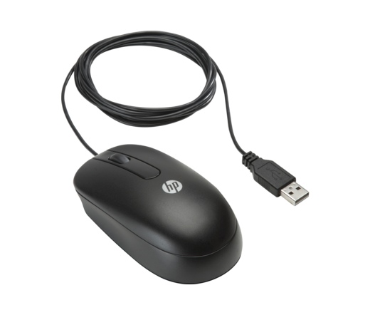 HP QY777A6 USB fekete egér (100 db-os csomag)
