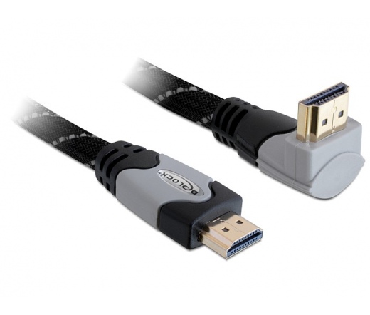 Delock HDMI Ethernet döntött A-A / male-male 5 m