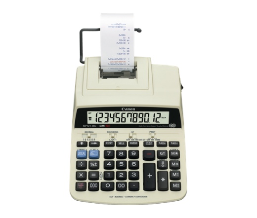 CANON MP121-MG II asztali szalagos számológép