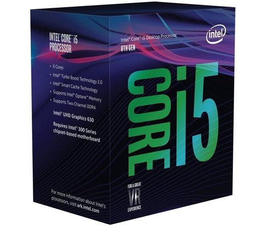 Intel Core i5-8600 dobozos