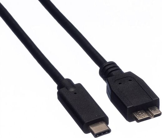 Roline USB 3.1 Gen2 Type-C / USB Micro-B 1m
