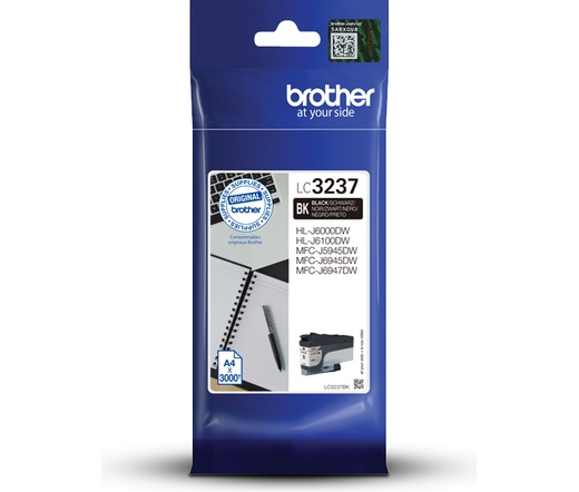 Brother LC3237BK fekete