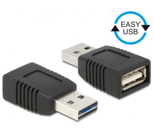 Delock EASY-USB 2.0-A apa > USB 2.0-A anya adapter