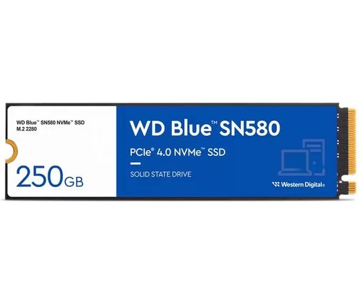 WD Blue SN580 M.2 PCIe Gen4 NVMe 250GB