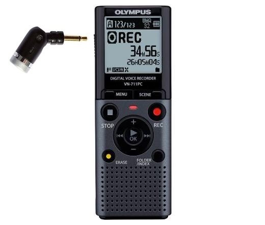 Olympus VN-711PC ME-52 mikrofonnal