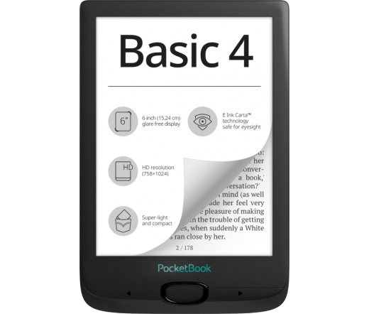 PocketBook Basic 4 fekete