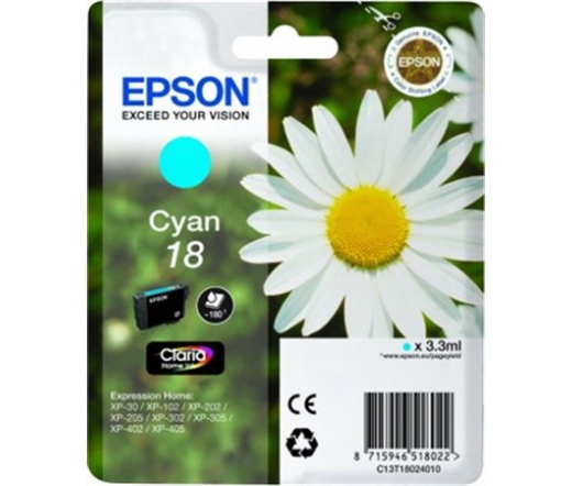 Epson patron T1802 Cyan Claria