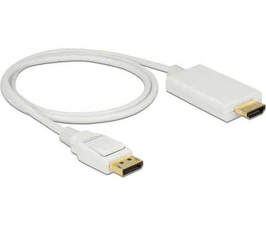 Delock DisplayPort 1.2 > HDMI passzív 4K 1m fehér