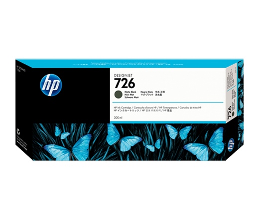 HP 726 300 ml-es matt fekete