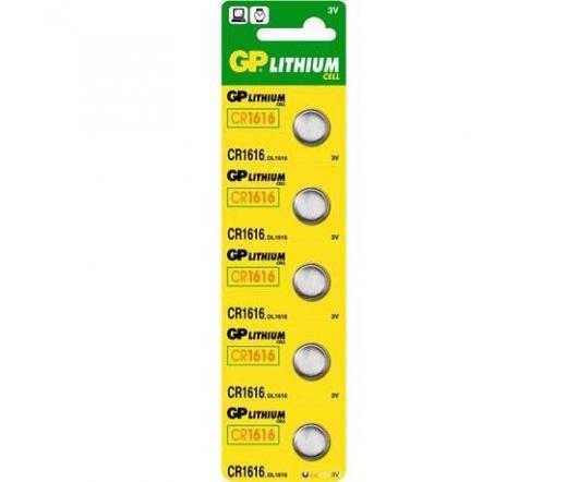 GP CR1616 Lítium gombelem 5 db/blister
