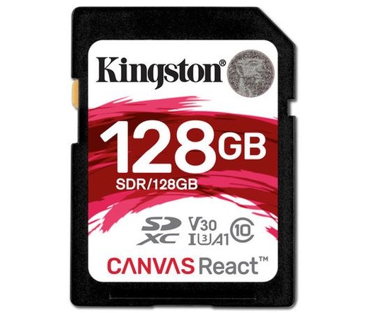 Kingston Canvas React SDXC 128GB