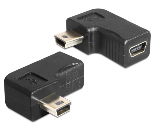 Delock USB-B MINI 5 PIN APA / ANYA ADAPTER 90°-BAN