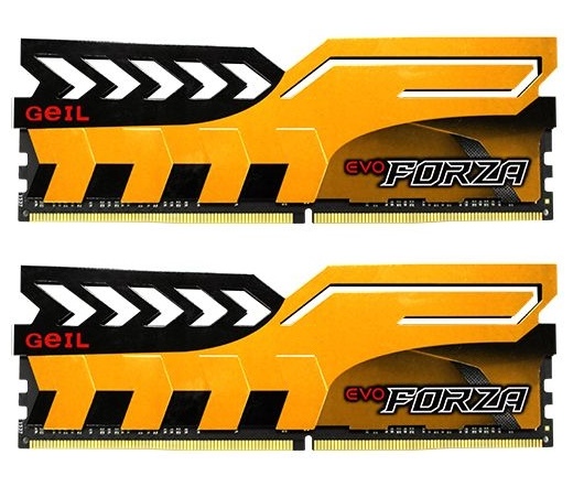Geil Evo Forza DDR4 AMD 2400MHz Kit2 16GB sárga