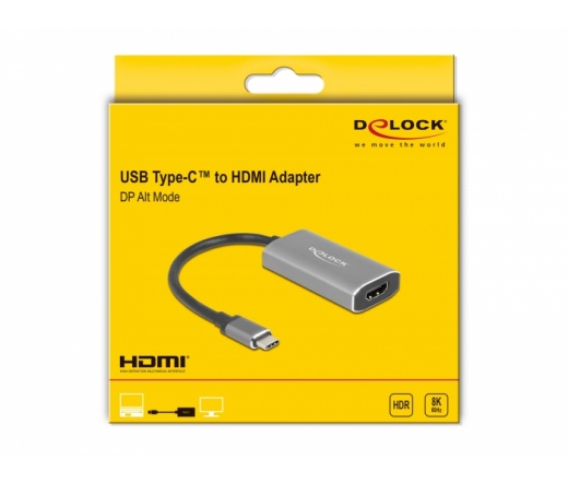 Delock USB Type-C (DP Alt Mode) > HDMI 8K HDR