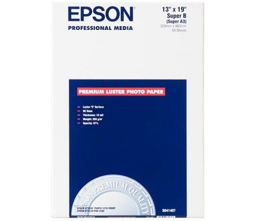 Epson Premium Luster Photo Paper DIN A3+ 260g x100