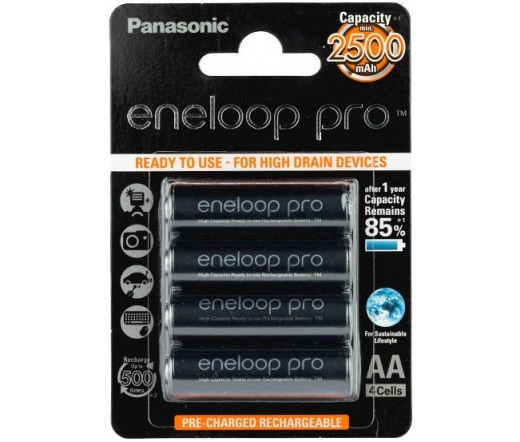 Eneloop Pro 4db AA 2500mAh