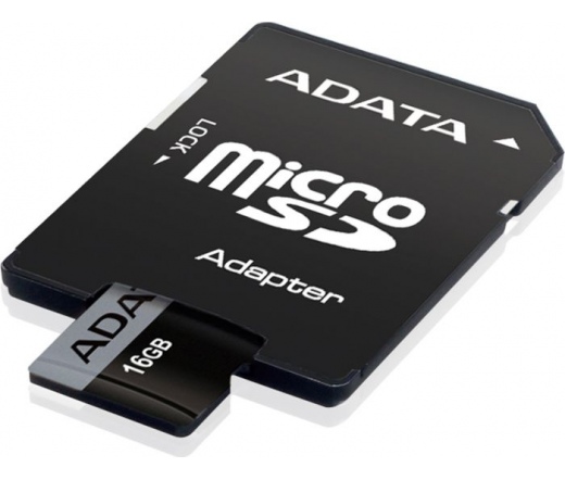 Adata Premier Pro micro SDHC 16GB + kártya adapter