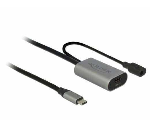 Delock Aktív USB 3.1 bővítő kábel USB Type-C 5m