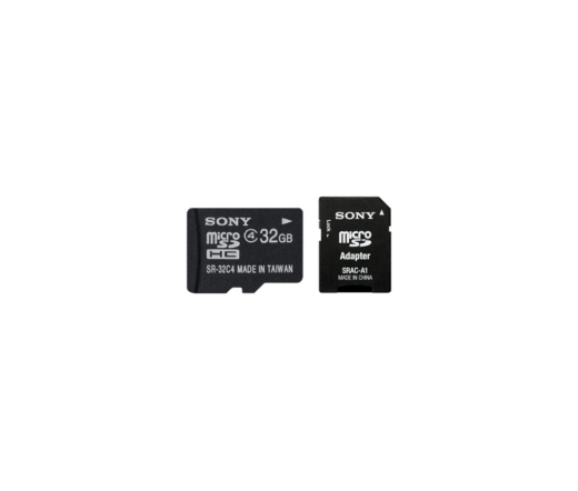 Sony 32GB Micro SDHC Card CL4 Adapterrel