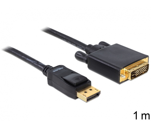 Delock Displayport - DVI 24+1 kábel, apa - apa 1m